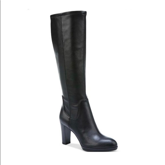Franco Sarto Shoes - NWOT Franco Sarto Black Tall Heel Knee High Boots